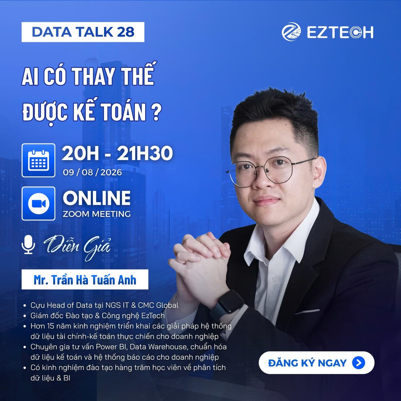 Diễn giả: ThS. Trần Hà Tuấn Anh